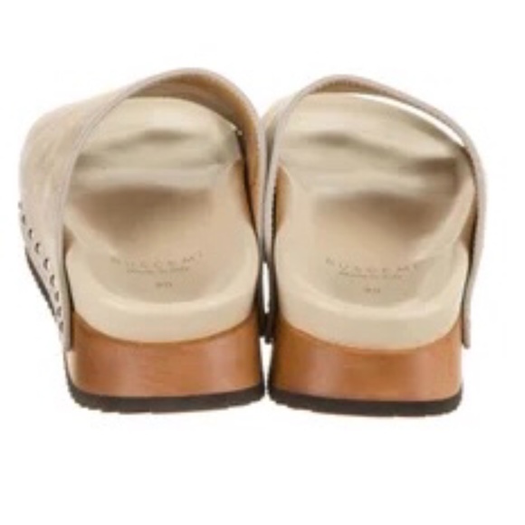 Buscemi Topanga Suede Slide Sandals - Picture 3 of 7